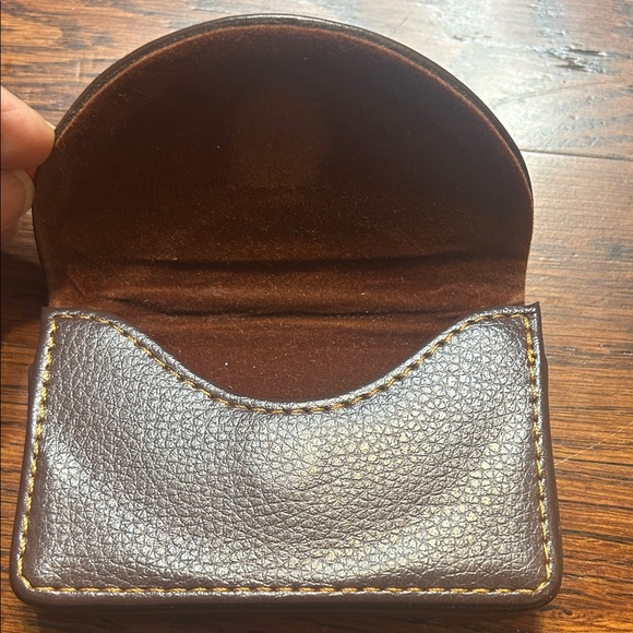 Brown Envelope Style Magnetic Business Card Credit Card Holder - Picture 3 of 4